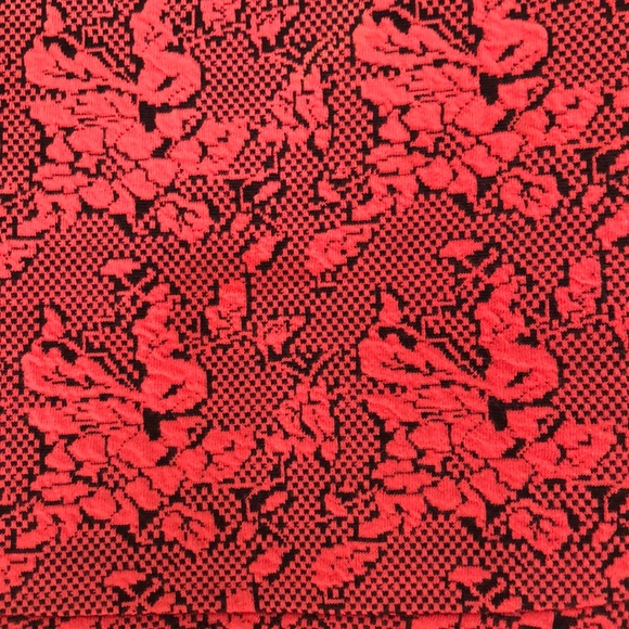 Topshop Coral Skater Dress - Picture 4 of 5